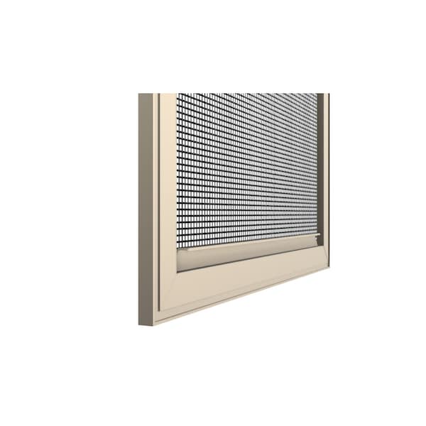 47 In W X 58 In H Single-Hung Window Screen, SH2, UltraVue Mesh, Almond